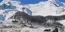 Peio Paese visto dall'Hotel Ortles